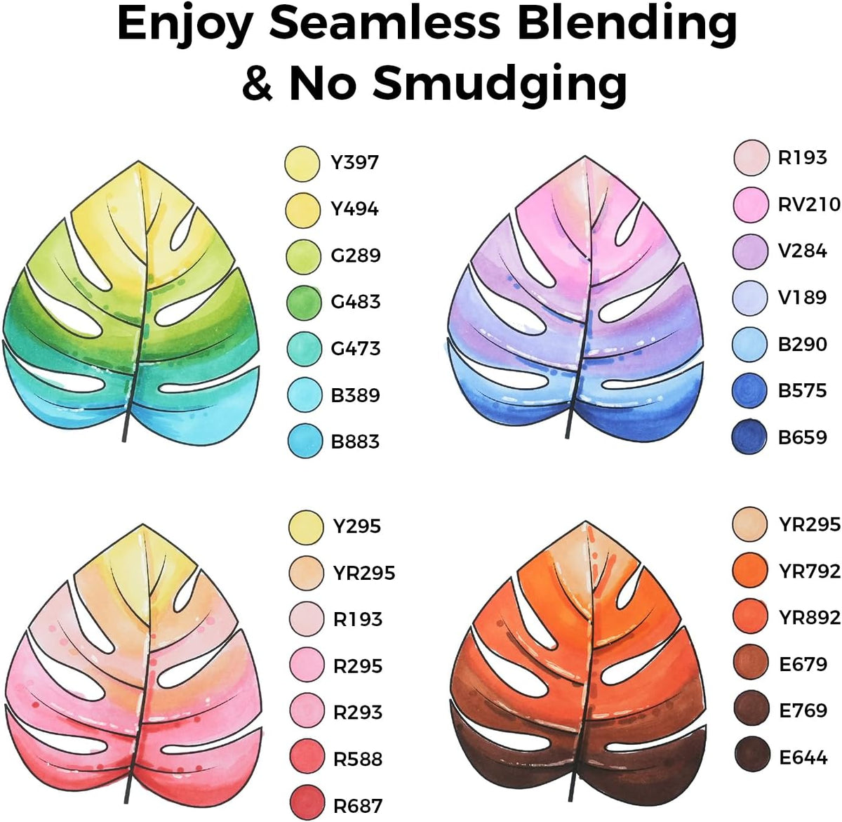 200 Colors Double Tipped Alcohol Marker Set W4519