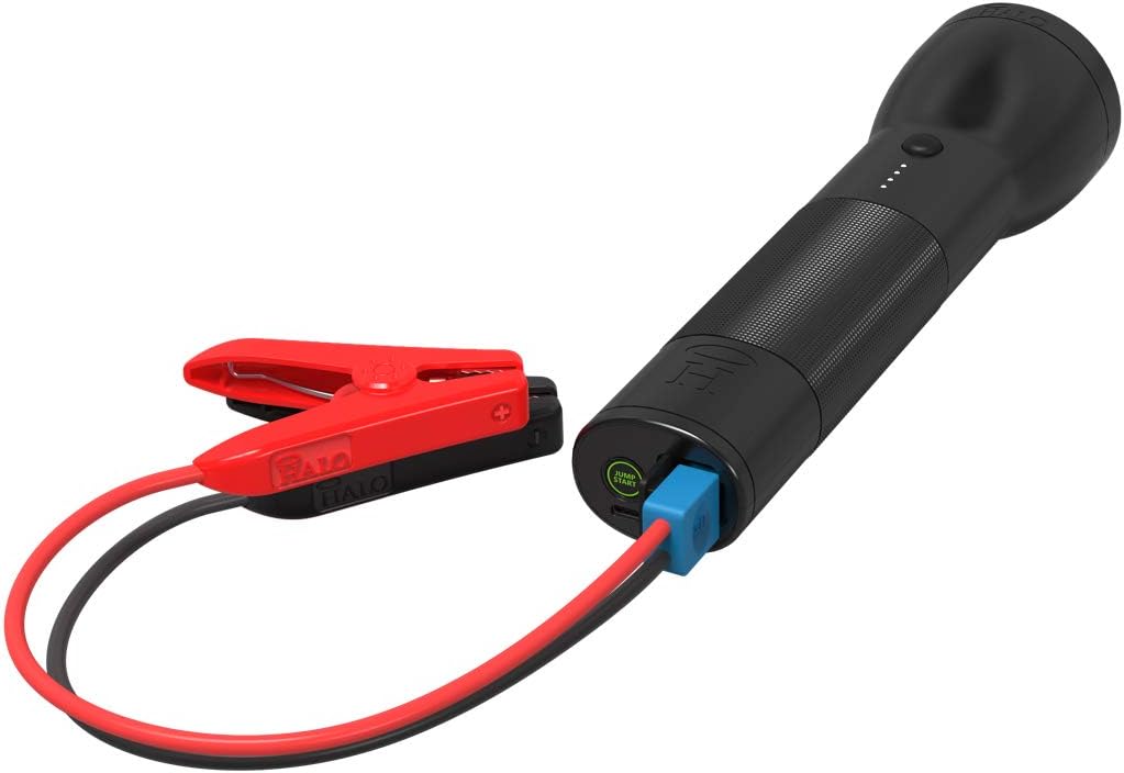 Rechargeable Lithium LED Flashlight with Car Jump Starter and Phone Charger S156661