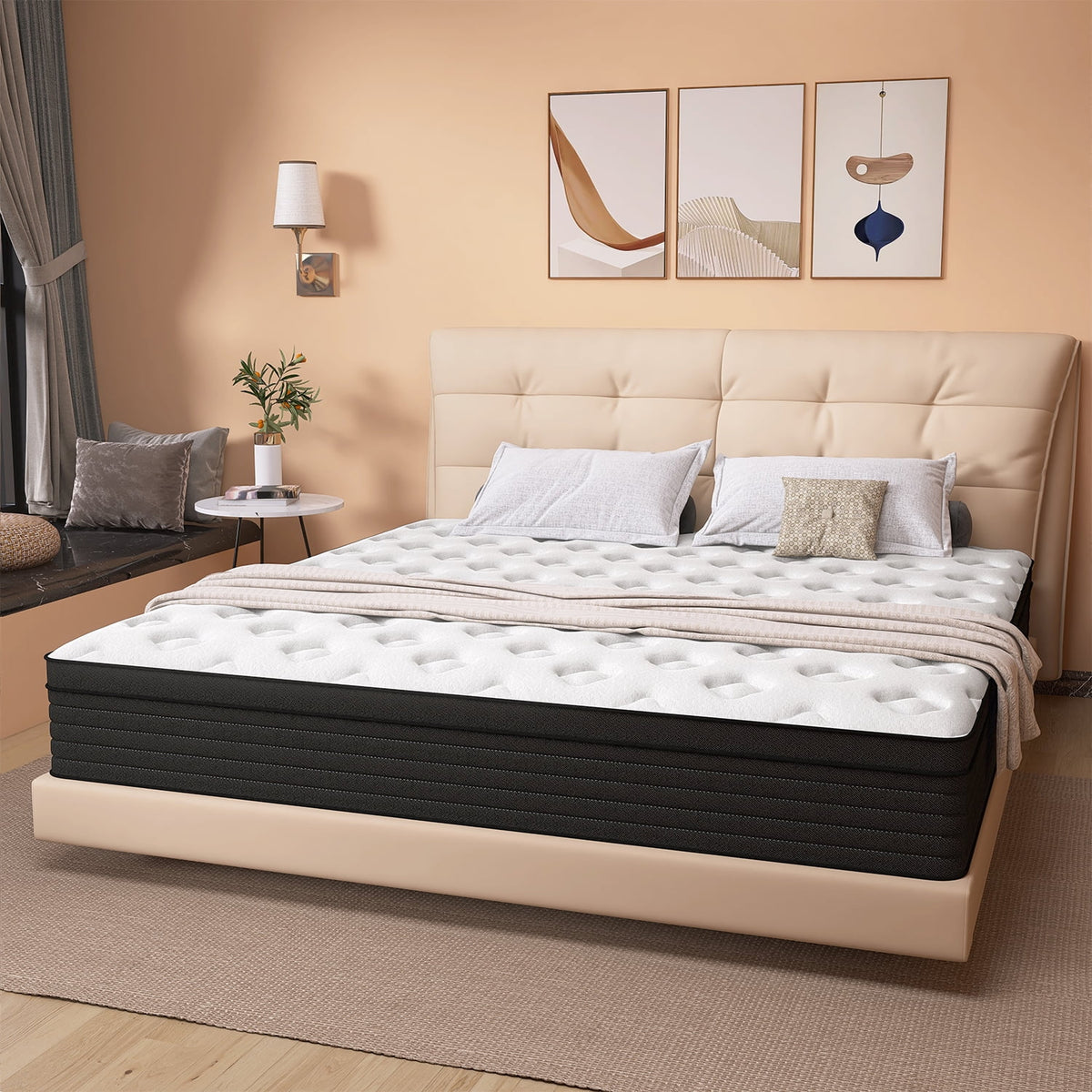 14 inch Hybrid Gel Memory Foam Pocket Spring Twin Mattress E51858