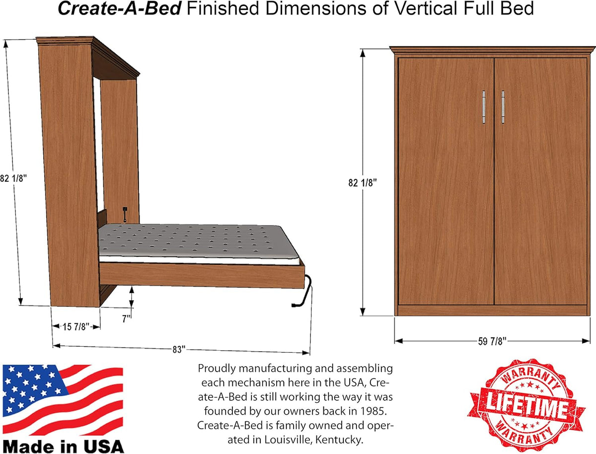 Adjustable Full Size Murphy Bed Kit J436823