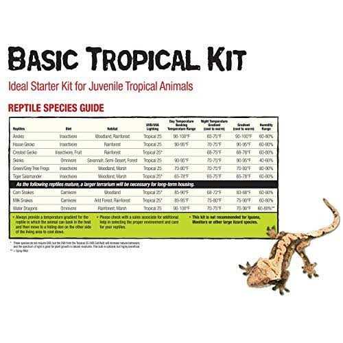Desert Reptile Starter Kit with Light and Heat M82012