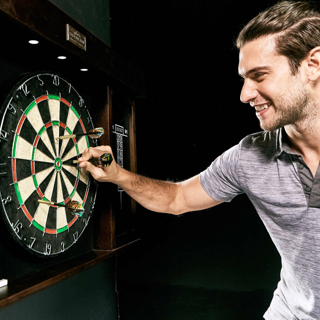 40 inch Dartboard Cabinet with LED Light Y54552