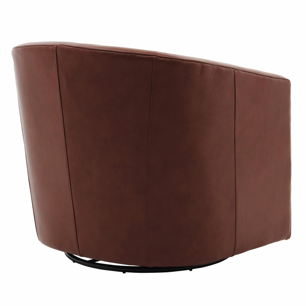 Top Grain Leather Swivel Chair U16865