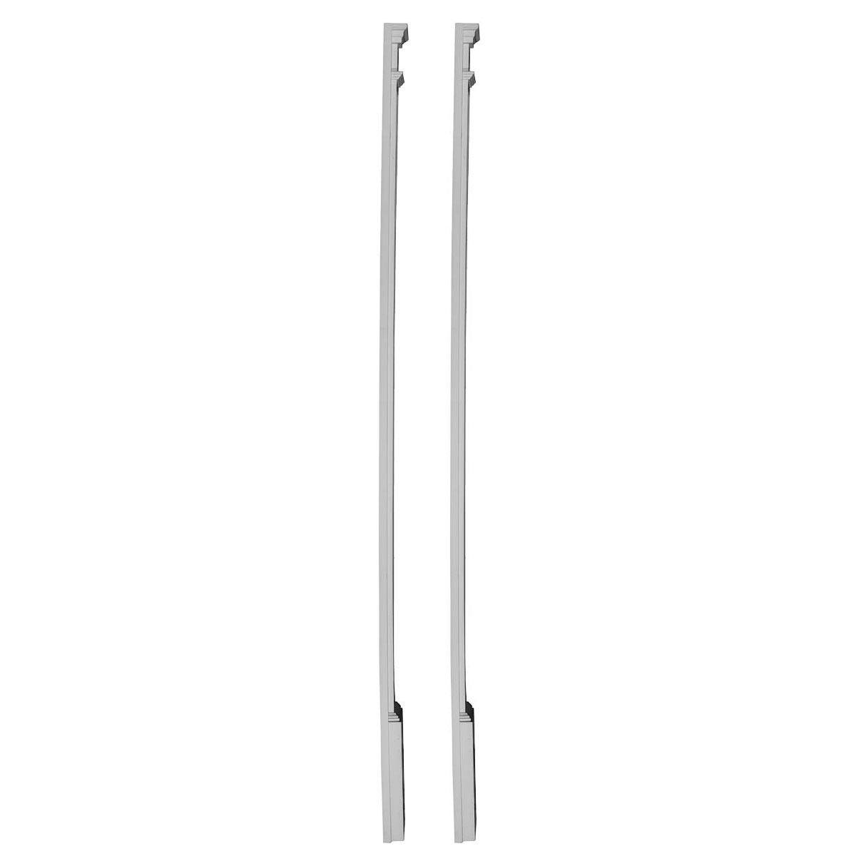 Fluted Pilaster with Attached Plinth R666327