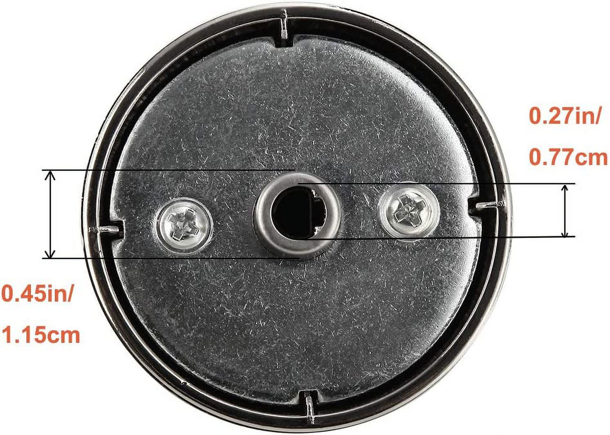 Stainless Steel Range Oven Control Dial Knob (5pcs) H297888