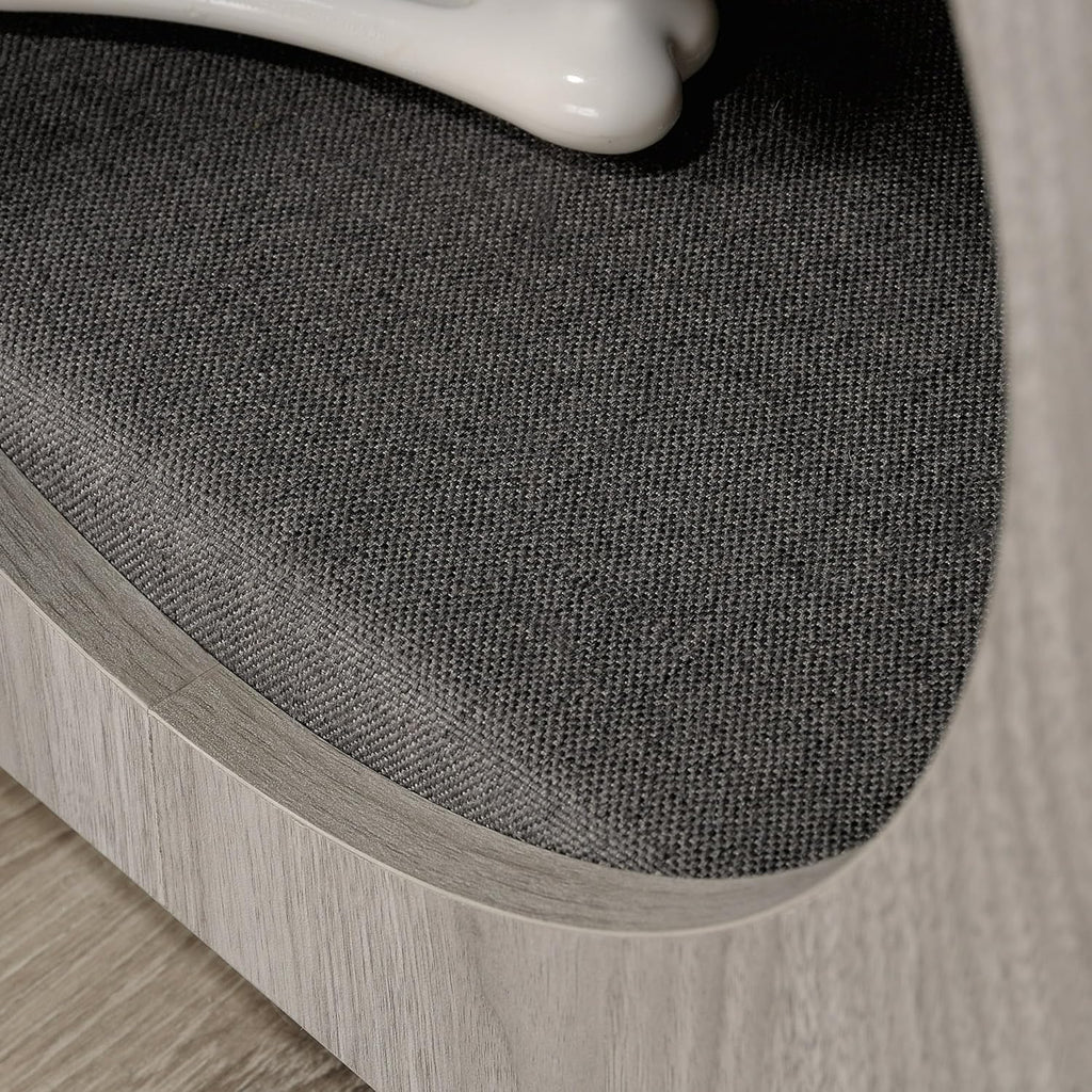 Light Walnut Pet Bed Side Table Combo N732041