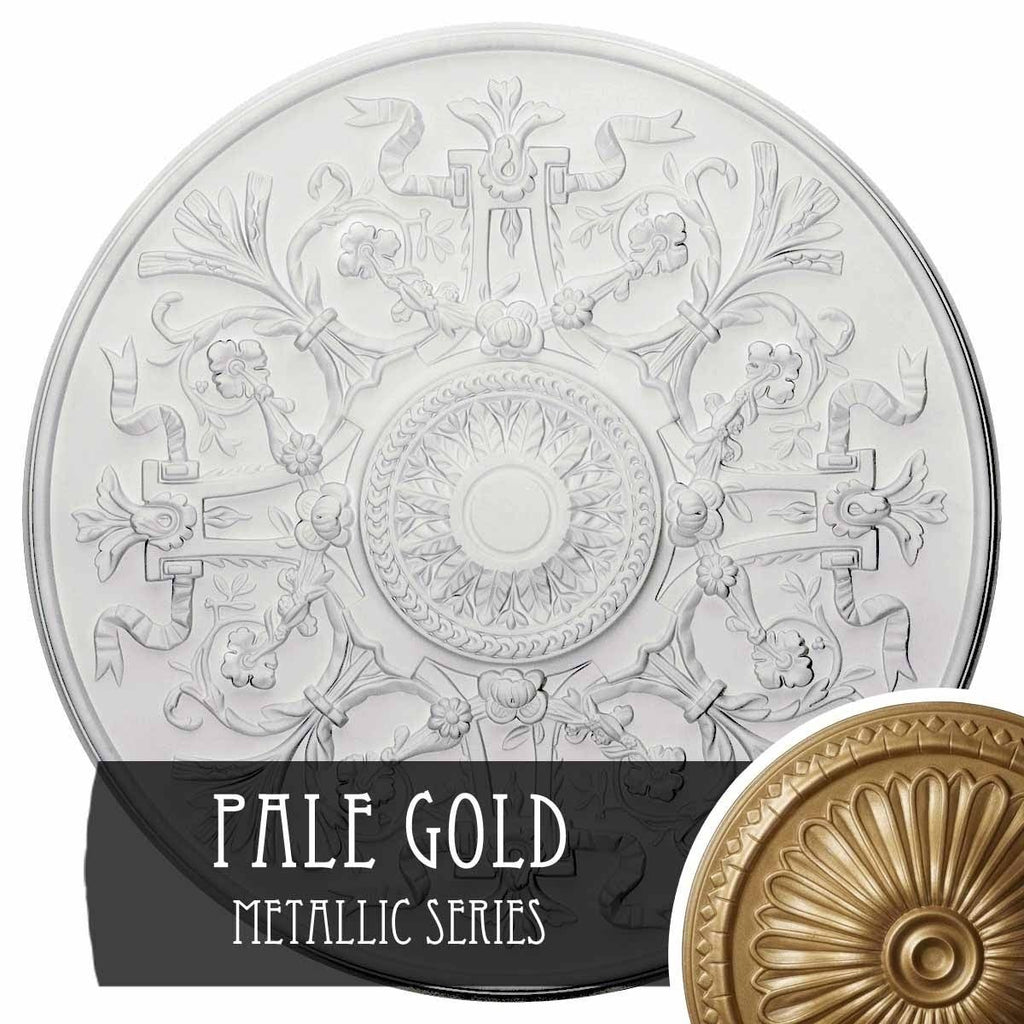 Versailles Ceiling Medallion (pale Gold) T14306