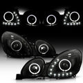 Black LED Projector Headlights H658313