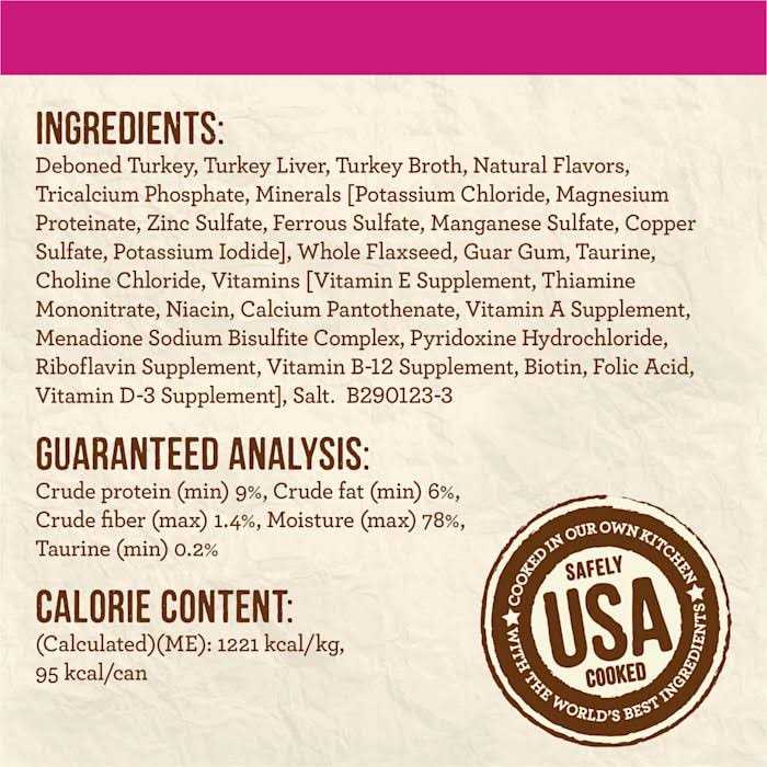 Grain Free Turkey Pate Cat Food G48904