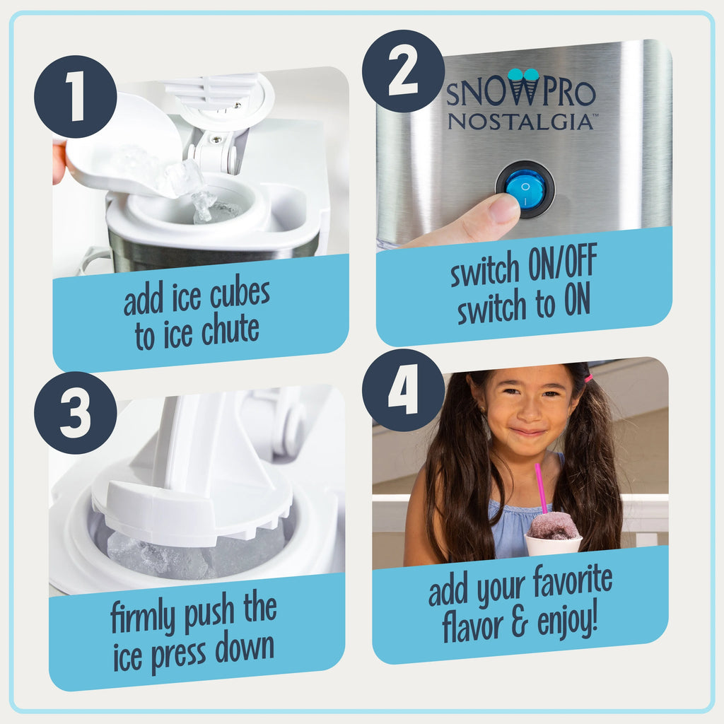 SnowPro Shaved Ice & Snow Cone Maker F989212
