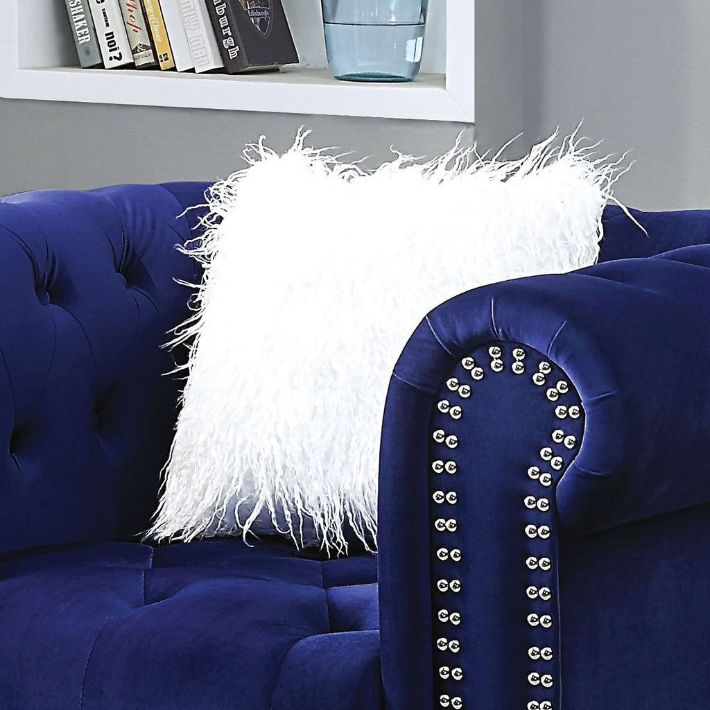 Black Tufted Fabric Chair B751