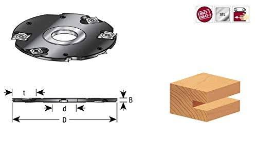 Carbide Grooving Insert with Scorer 1/4 x 125mm (5) Dia x 1-1/4 Bore Z986