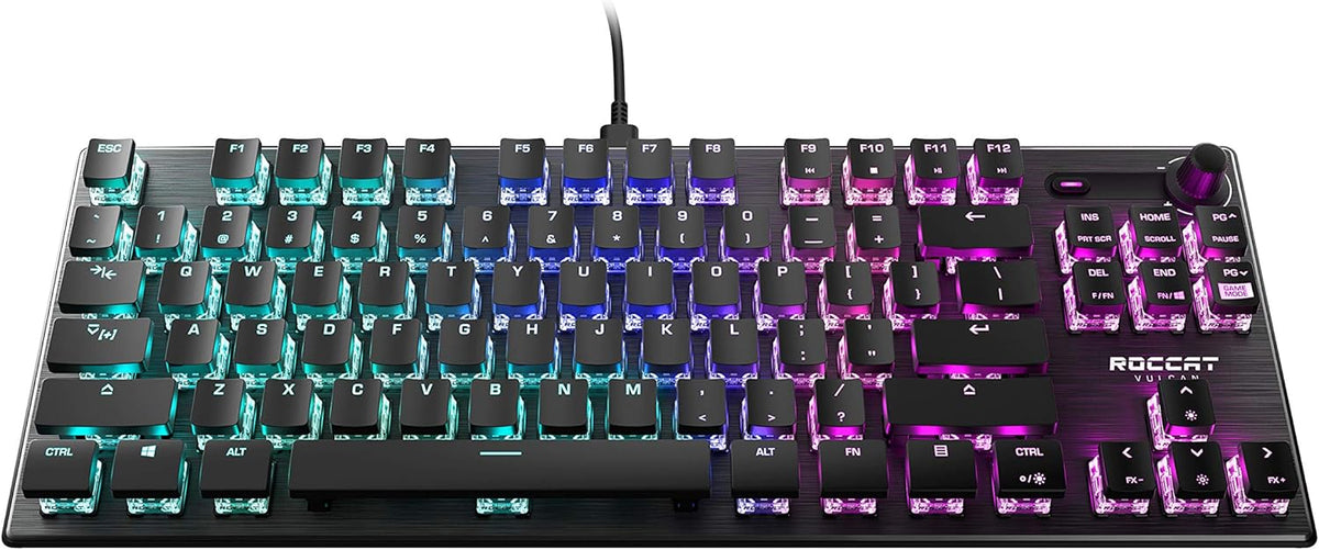 Black Compact Tenkeyless Mechanical Gaming Keyboard L287