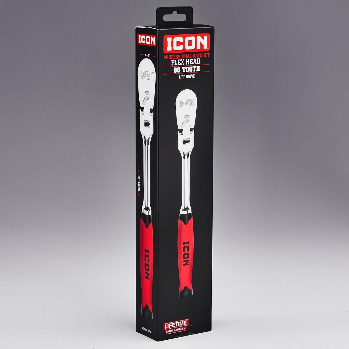 1/2 in. Drive Flex Head Ratchet with Comfort Grip C263319