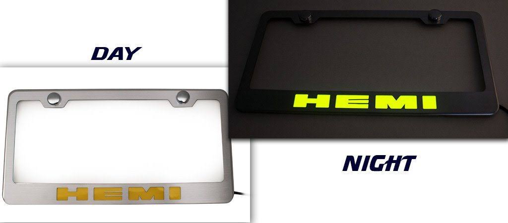 Illuminated License Plate Frame L57890