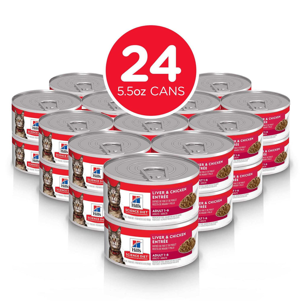 Adult Liver & Chicken Entree Canned Cat Food W939735