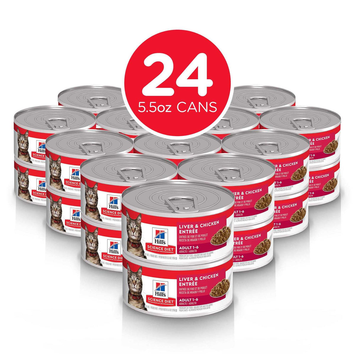 Adult Liver & Chicken Entree Canned Cat Food W939735