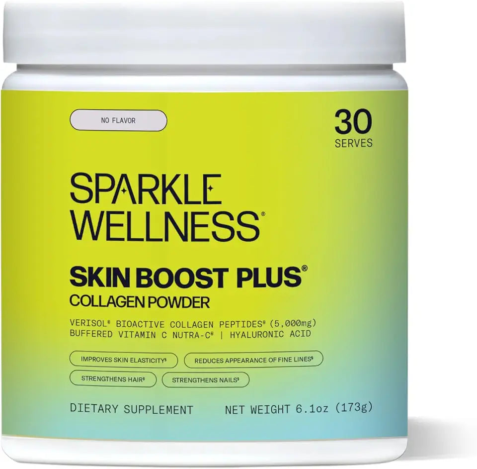 Collagen Powder Supplement with Bioactive Hydrolyzed Collagen Peptides, Vitamin C & Hyaluronic Acid N494454
