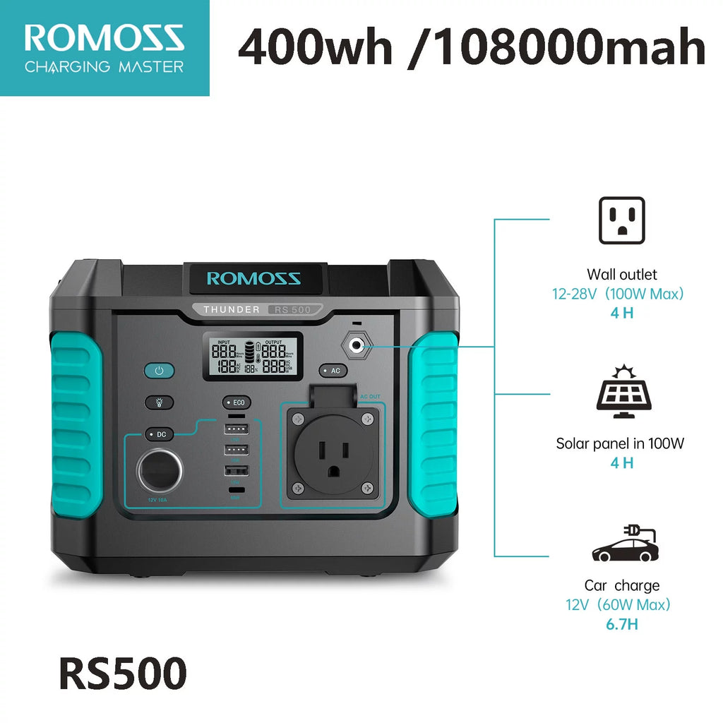 1000W 400Wh Solar Lithium Power Station Y25134