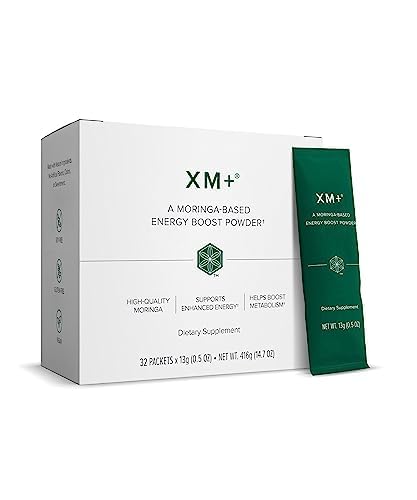 Moringa-Based Energy Boost Powder with Caffeine 32 Servings Fruit Flavor N364