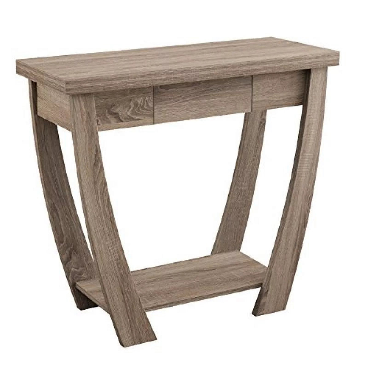 Light Oak 1 Drawer Console Sofa Table Y88691
