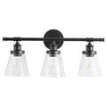 Black 3-Light Vanity Light S429