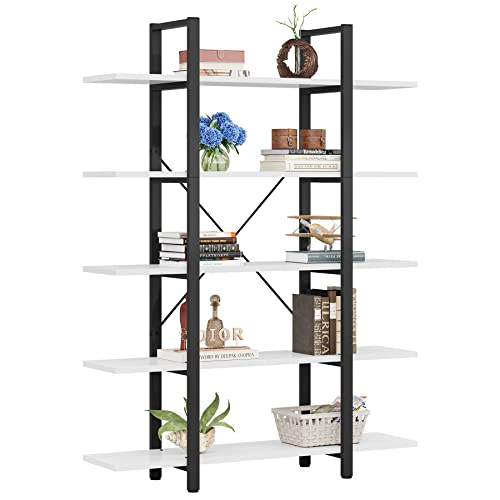 5-Tier Black Bookshelf K10308