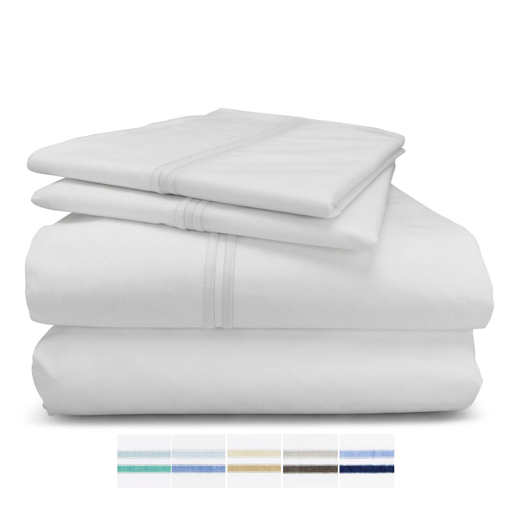 Azure Full/Queen Flat Sheet K38342