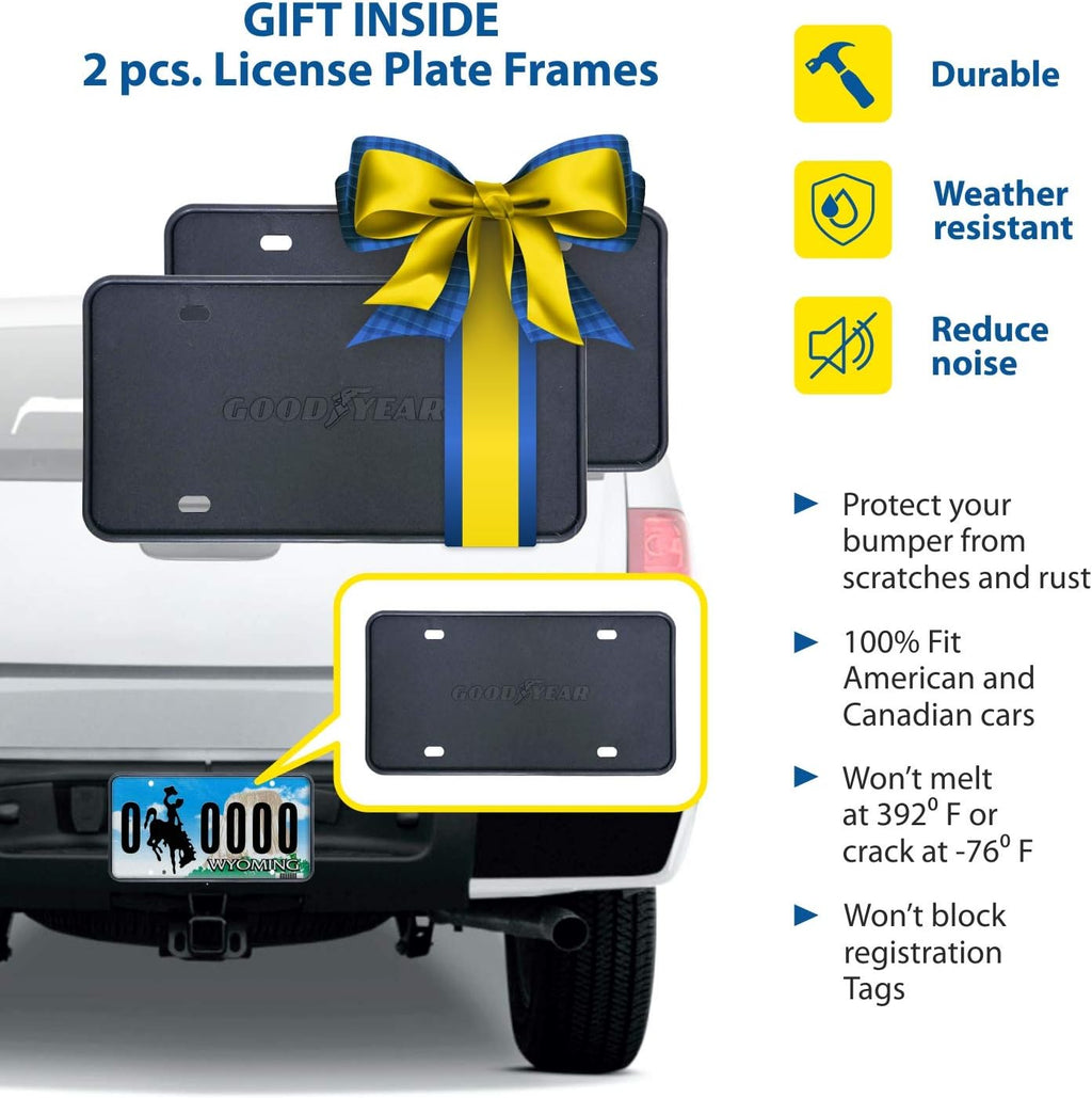 Shatterproof Side Window Deflectors for Dodge RAM 2500 3500 2019-2022 Crew Cab, 4pcs H43679