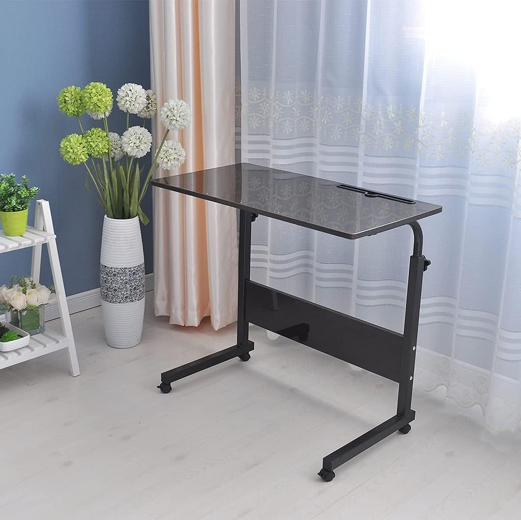 Height Adjustable Sofa Side Table with Wheels F217