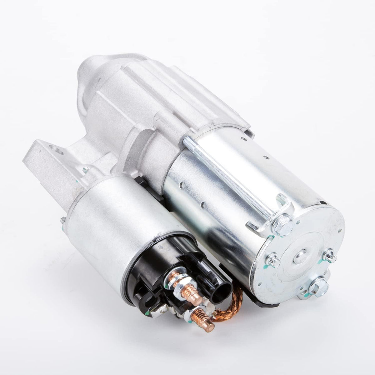 Starter Motor Compatible with 2006-2011 Chevrolet Impala, Black Pack of 2 Y5747