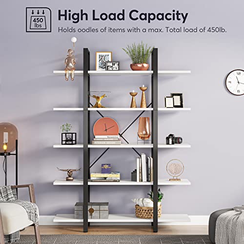 5-Tier Black Bookshelf K10308