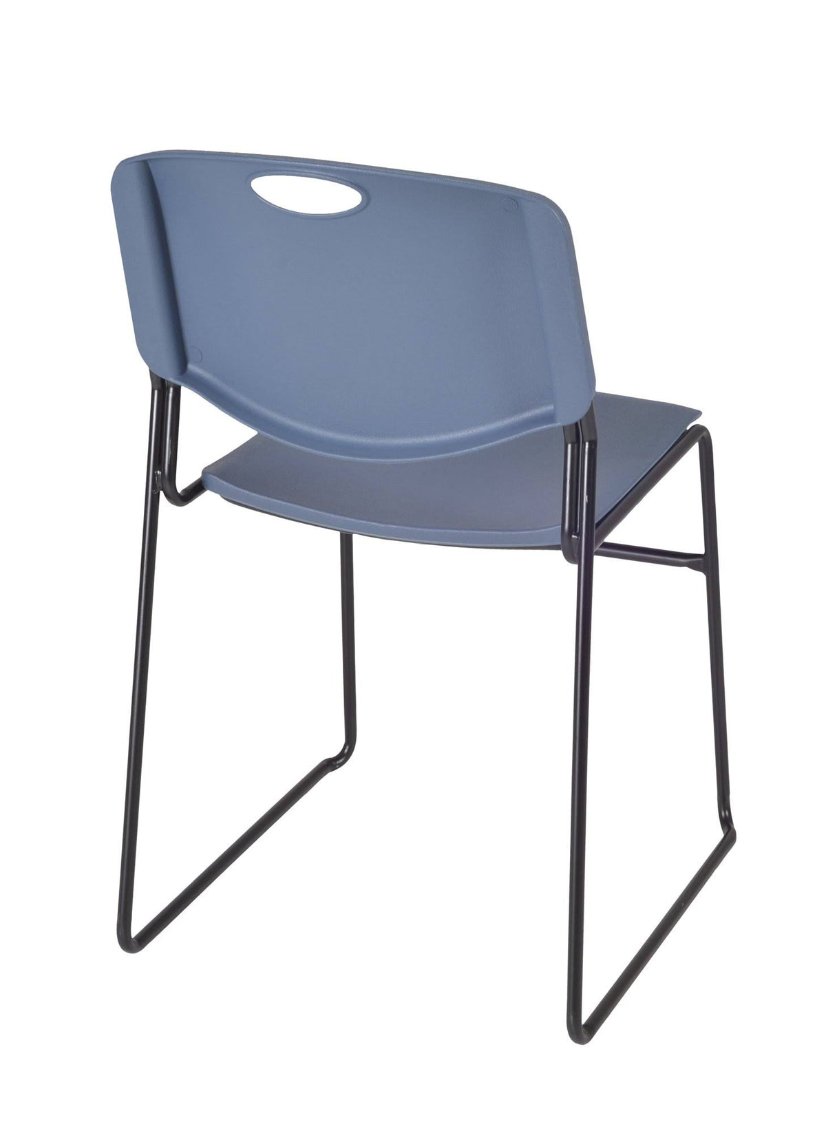 Round Breakroom Table and 4 Stack Chairs X22133