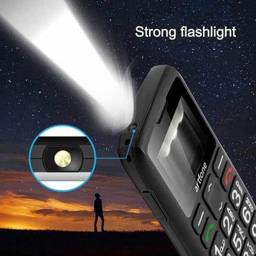 Black Big Button Cell Phone Unlocked LTE G6484