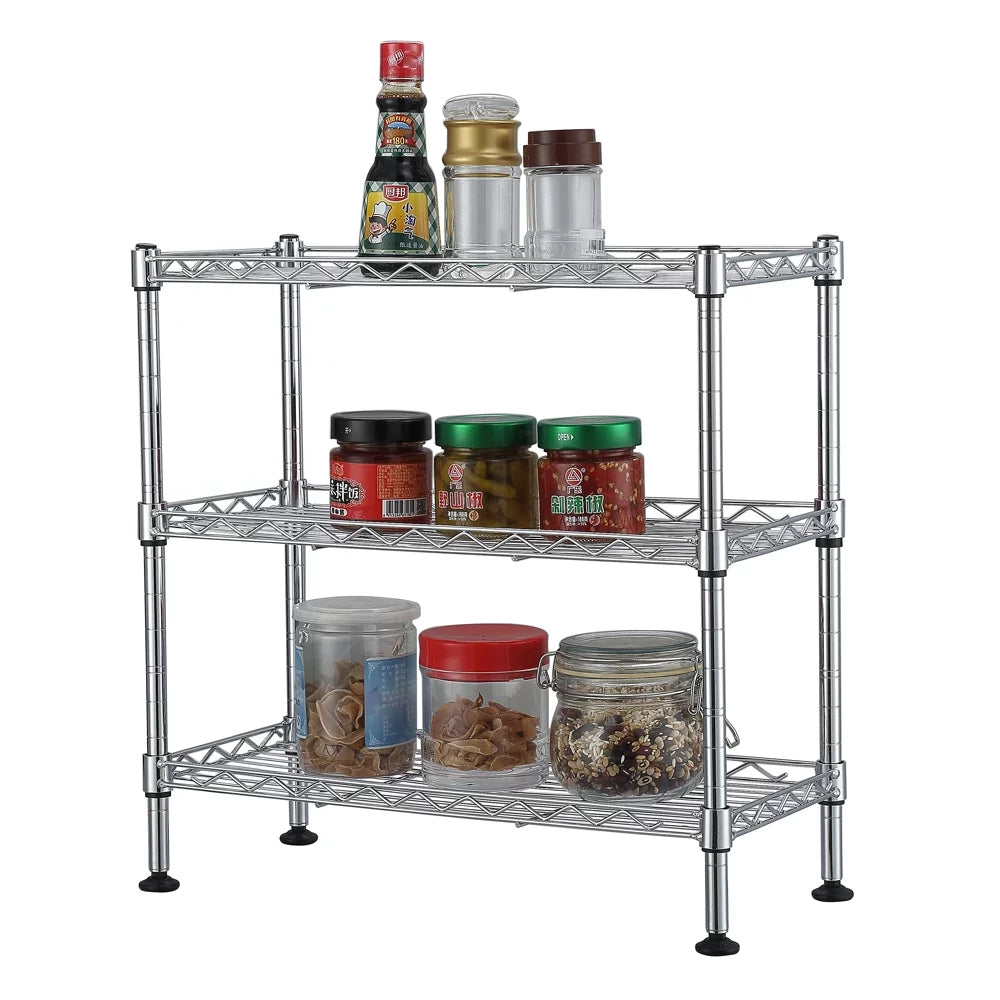 3-Tier Zinc Cabinet Organizer X60555