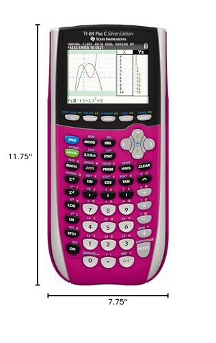 Pink Graphing Calculator K147