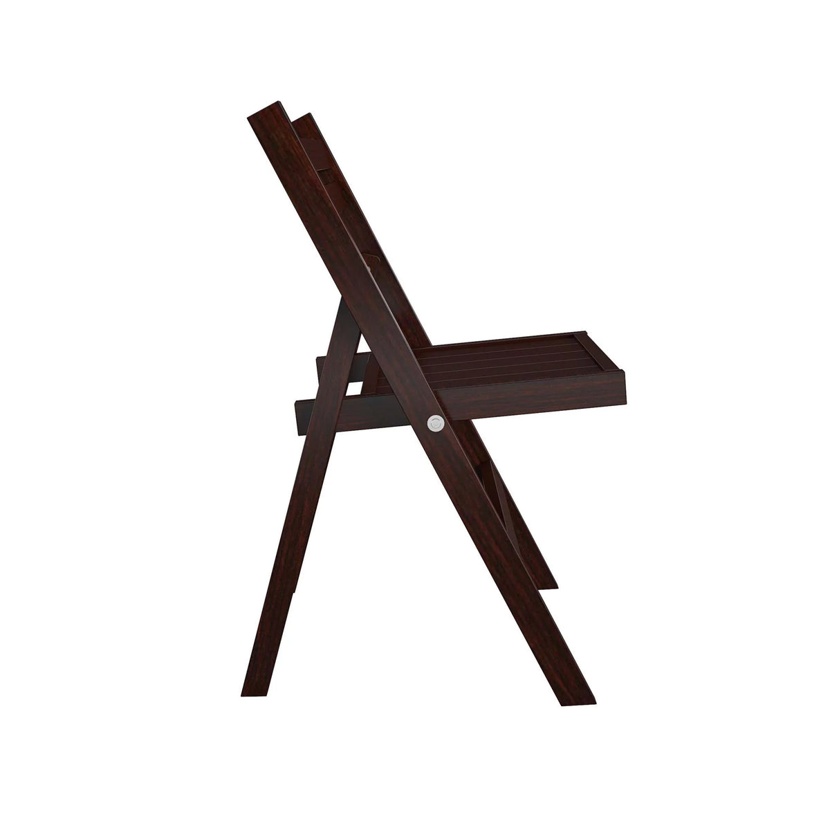 Dark Mahogany Folding Wood Chair, 2-Pack F65003