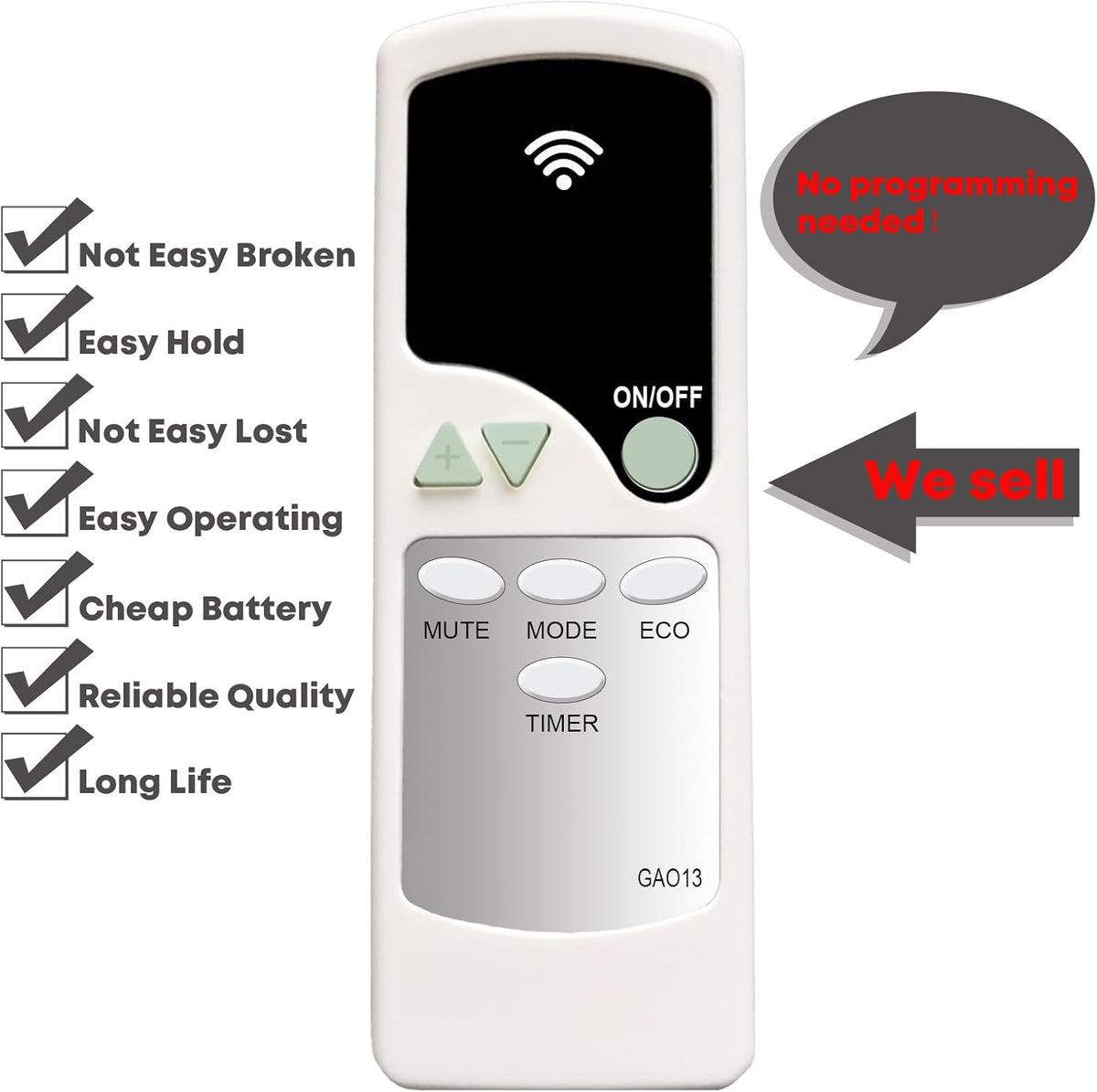 Replacement Remote Control for Electric Space Heater R854583