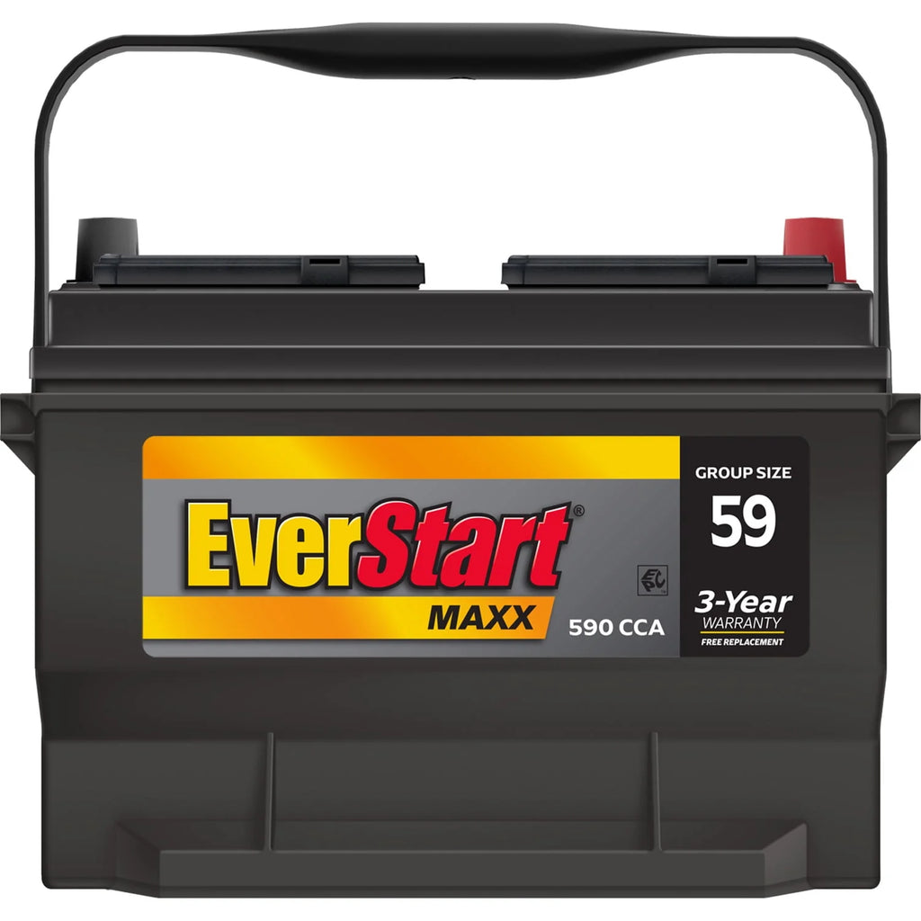 Lead Acid Automotive Battery Group Size 59 12 Volt 590 CCA T7087
