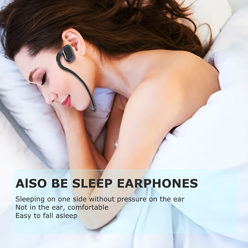 Bone Conduction Headphones Wireless 5.3 32G Memory Waterproof Swimming Headphones S428