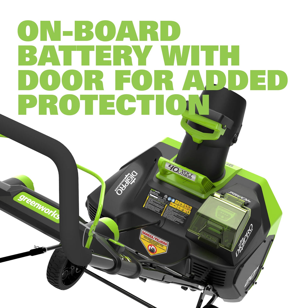 40V 20-inch Cordless Brushless Snow Blower with 4.0 Ah Battery and Charger Z520266
