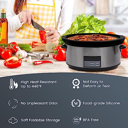 Reusable Silicone Slow Cooker Liner for 7-8 Quart U190