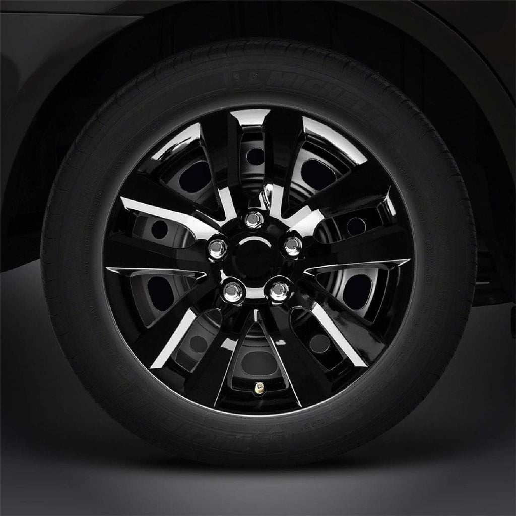 Gloss Black 16 4pc Hubcaps Wheel Covers Set of 4 X833