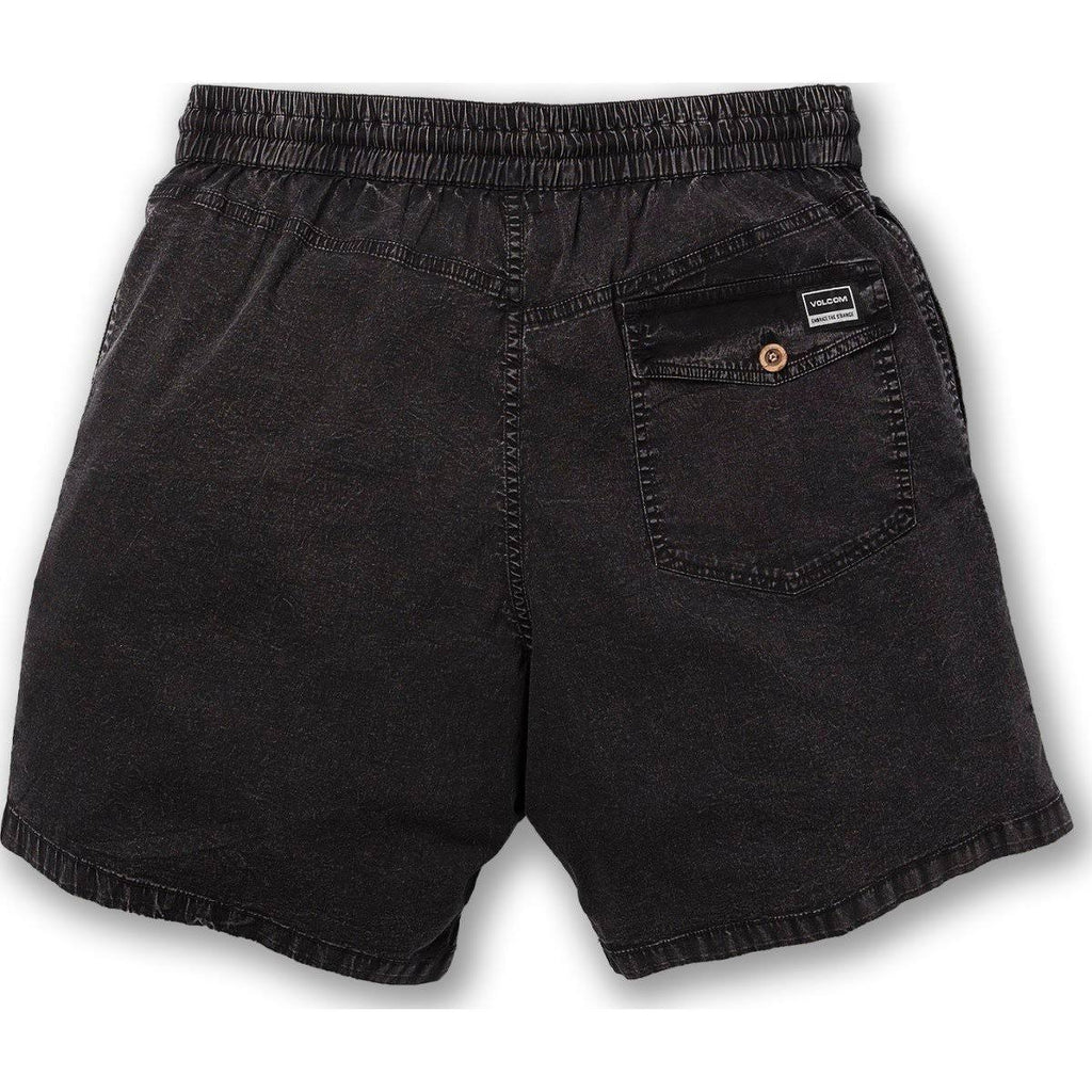 Blue Elastic Waist Shorts V7027