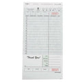 2 Part Green 15 Line Guest Check Board D16657