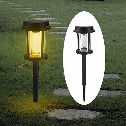 Warm Yellow Solar LED Pathway Lights Q1149
