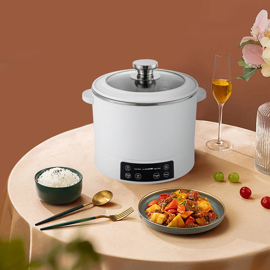 3L Electric Hot Pot with Steamer Nonstick Coating Q794