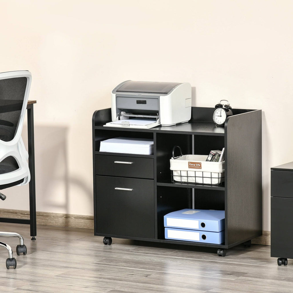 Multipurpose Filing Cabinet Printer Stand with 2 Drawers Y542