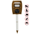 Compact Solar Ultrasonic Animal Repellent T497832