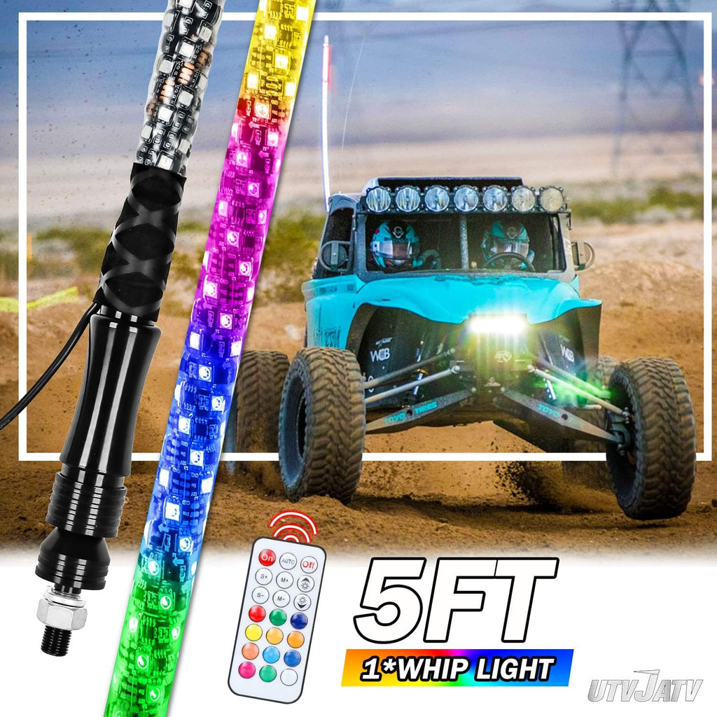 Spiral LED RGB Whip Lights 5ft P11728